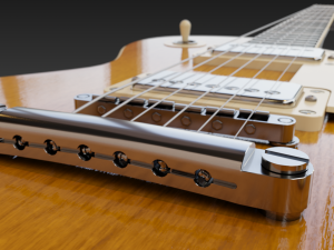 les paul guitar Modèle 3D