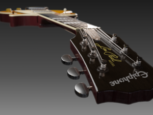 les paul guitar Modèle 3D