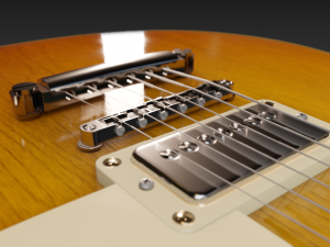 les paul guitar Modèle 3D