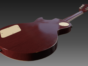 les paul guitar Modèle 3D