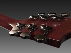 les paul guitar Modèle 3D
