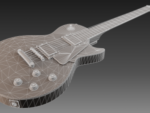 les paul guitar Modèle 3D