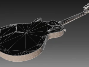 les paul guitar 3D Model