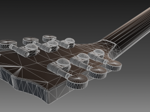 les paul guitar Modèle 3D