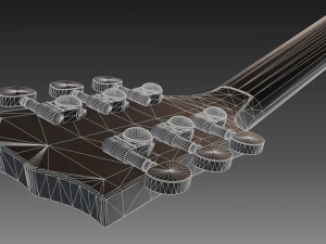 les paul guitar 3D Model