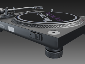technics 1210 mk2 turntable Modèle 3D