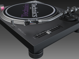 technics 1210 mk2 turntable Modèle 3D