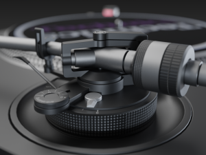 technics 1210 mk2 turntable Modèle 3D