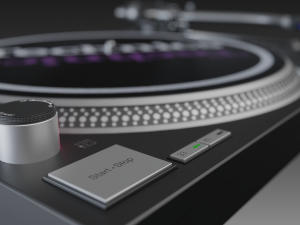 technics 1210 mk2 turntable Modèle 3D
