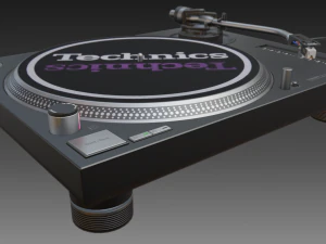 technics 1210 mk2 turntable 3D Model