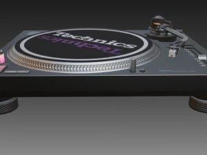 technics 1210 mk2 turntable 3D Model