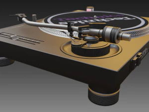 technics 1210 mk2 turntable 3D Model