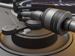technics 1210 mk2 turntable 3D Model