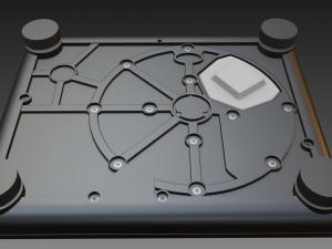 technics 1210 mk2 turntable Modèle 3D