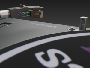 technics 1210 mk2 turntable Modèle 3D