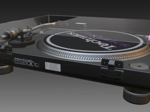 technics 1210 mk2 turntable 3D Model