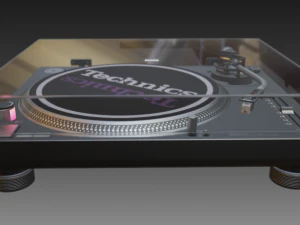 technics 1210 mk2 turntable 3D Model