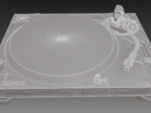 technics 1210 mk2 turntable 3D Model