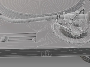 technics 1210 mk2 turntable 3D Model