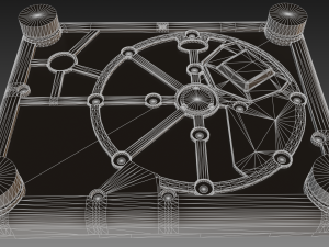 technics 1210 mk2 turntable Modèle 3D