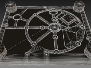technics 1210 mk2 turntable 3D Model