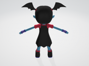 vampirina 3d rigged textured 3D 모델