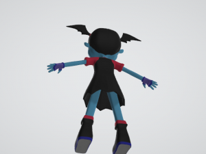 vampirina 3d rigged textured 3D 모델