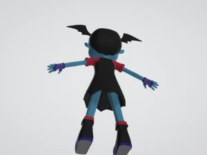 vampirina 3d rigged textured 3D Model