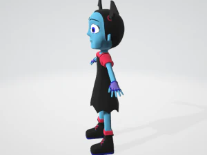 vampirina 3d rigged textured 3D Model