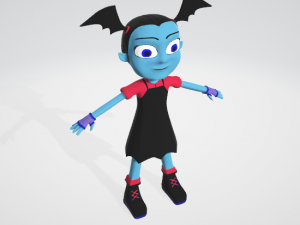 vampirina 3d rigged textured 3D 모델