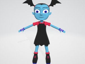 vampirina 3d rigged textured 3D 모델