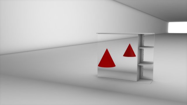 locker with mirror Modelo 3D .c4d .max .obj .3ds .fbx .stl .blend 