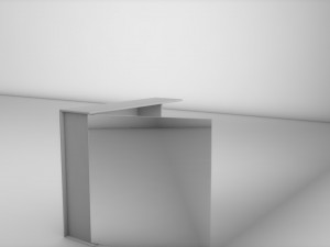 locker with mirror Modelo 3D