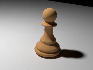 pionek szachowy Model 3D