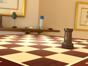 chess rook piece 3D 모델