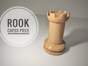 kawałek wieży szachowej Model 3D