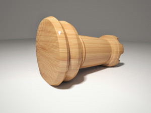 chess rook piece 3D 모델