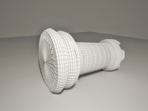 chess rook piece 3D 모델