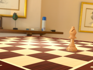 chess bishop piece 3D मॉडल