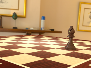 chess bishop piece 3D मॉडल