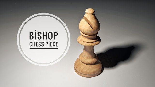 chess bishop piece 3D मॉडल .c4d .max .obj .3ds .fbx .stl .blend 