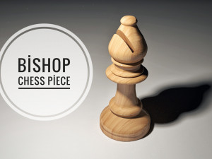 chess bishop piece 3D-Modell