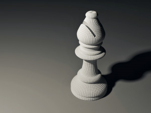 chess bishop piece 3D मॉडल