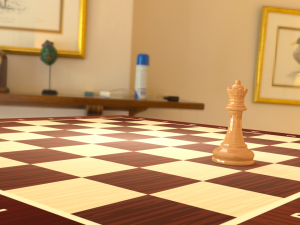 chess queen piece Model 3D