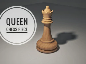 kawałek kr&oacute;lowej szach&oacute;w Model 3D