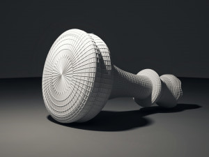 chess queen piece Model 3D