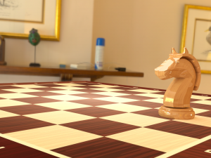 chess knight piece 3D 모델