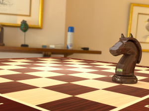 chess knight piece 3D 모델