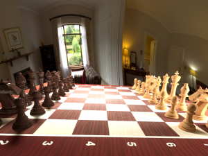 chess game 3D Modell