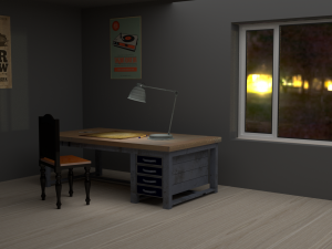 simple room 3D Model